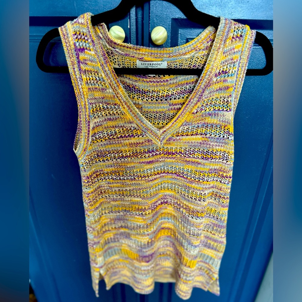 Liverpool knit sweater tank